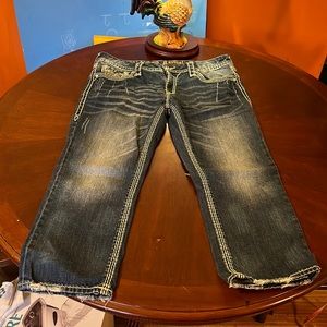 Rock Revival Bunia Easy Capri Women’s Size 31 Good Condition.